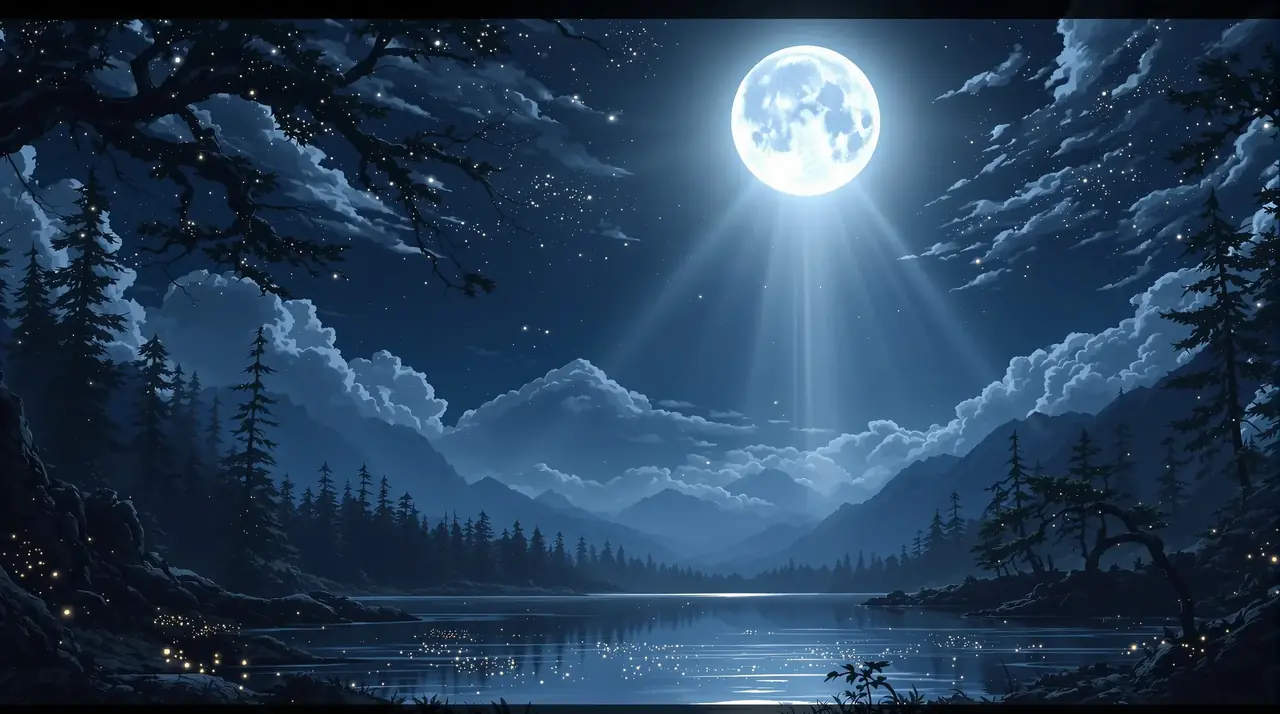 浮生影院夏夜萤光氛围首屏背景